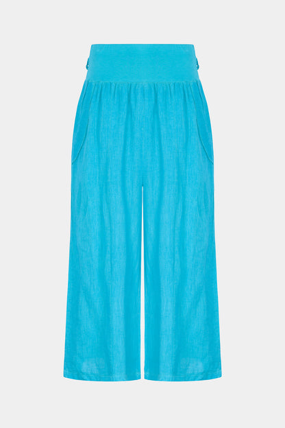 Palazzo Linen Trousers