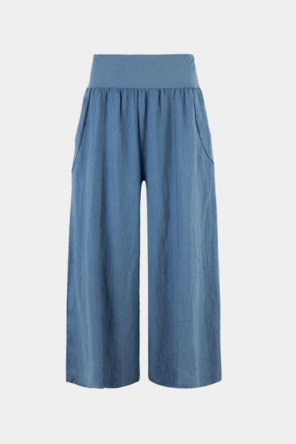 Palazzo Linen Trousers