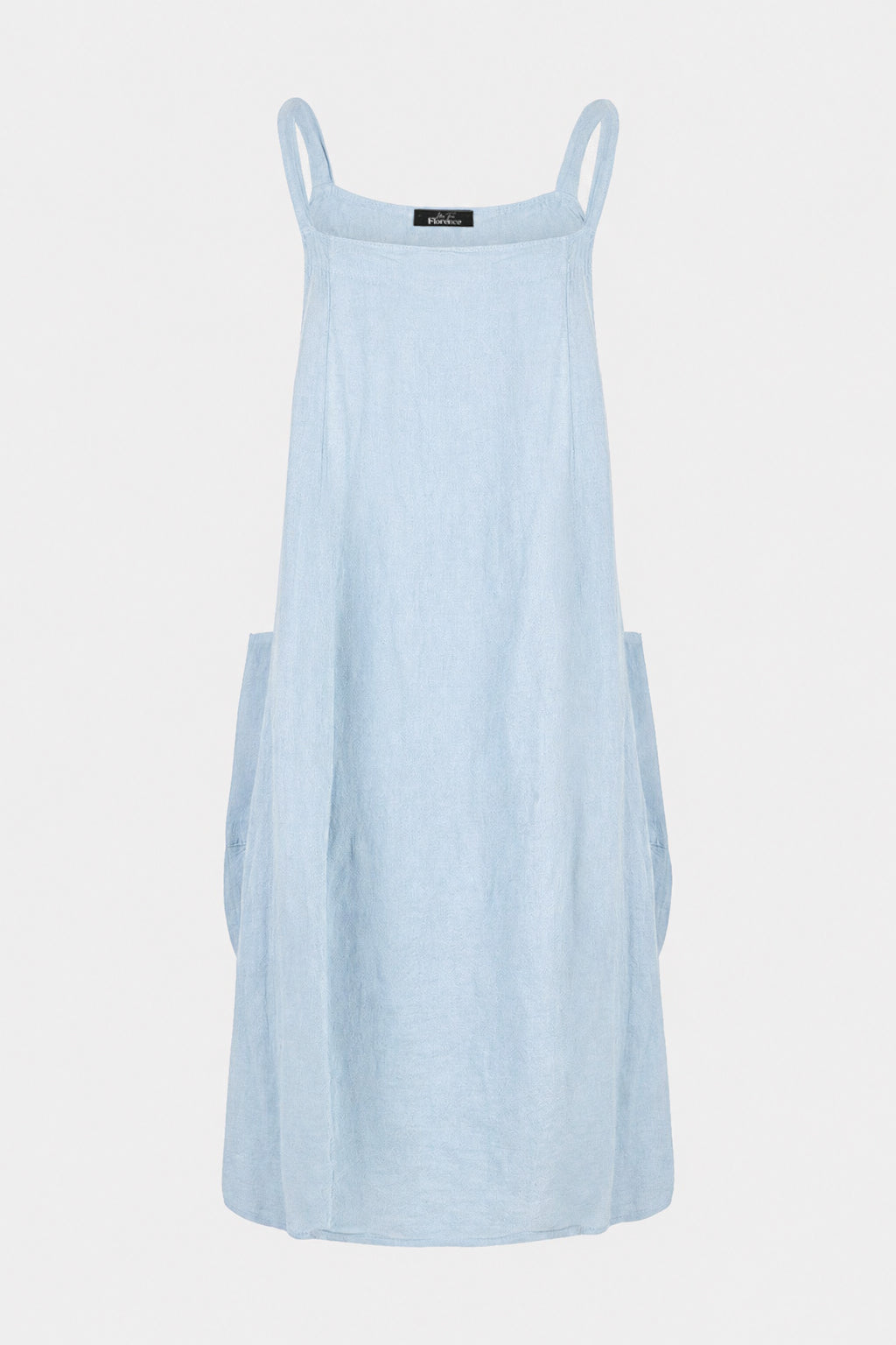 Pinafore Linen Midi Dress