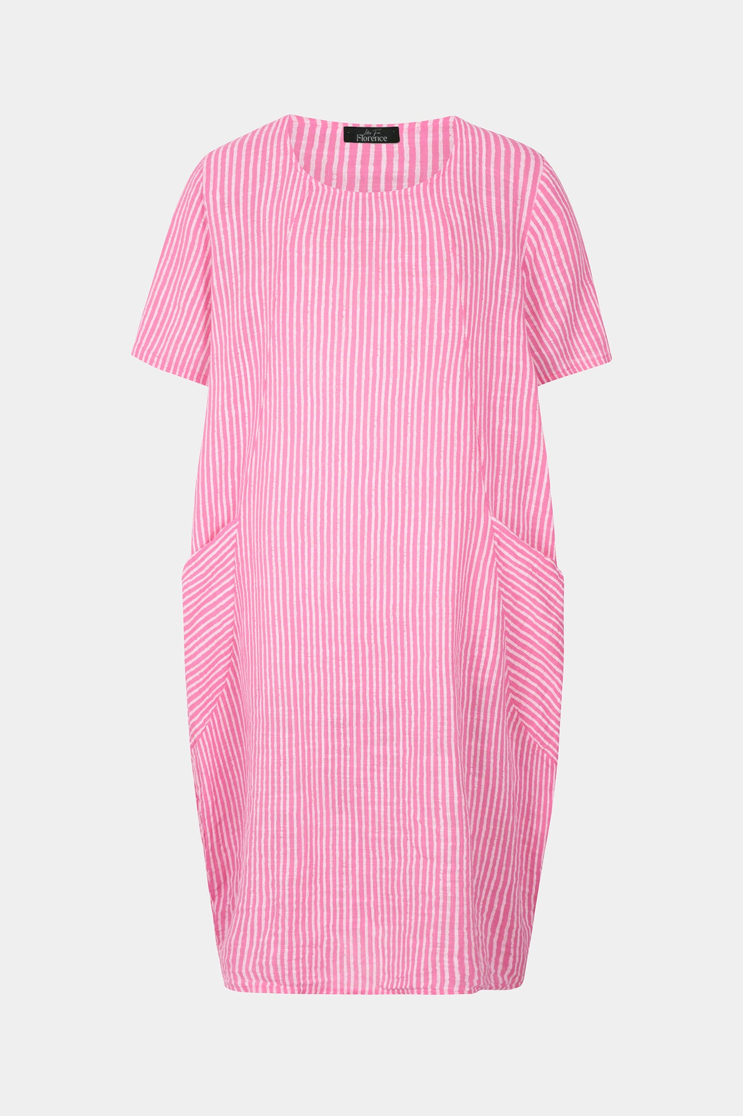 Allegra Cotton Stripe Midi Dress