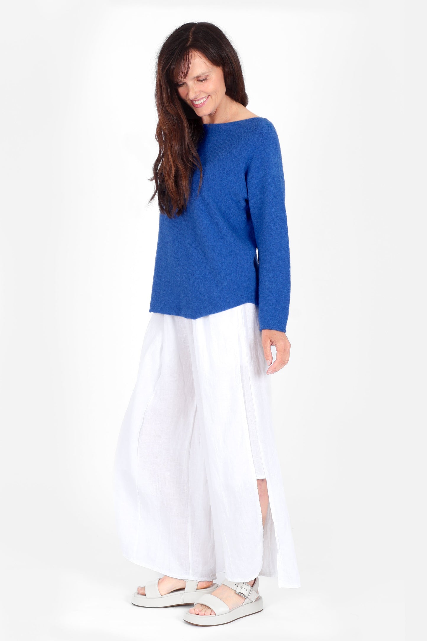 Cloud Two Slash Neck Jumper