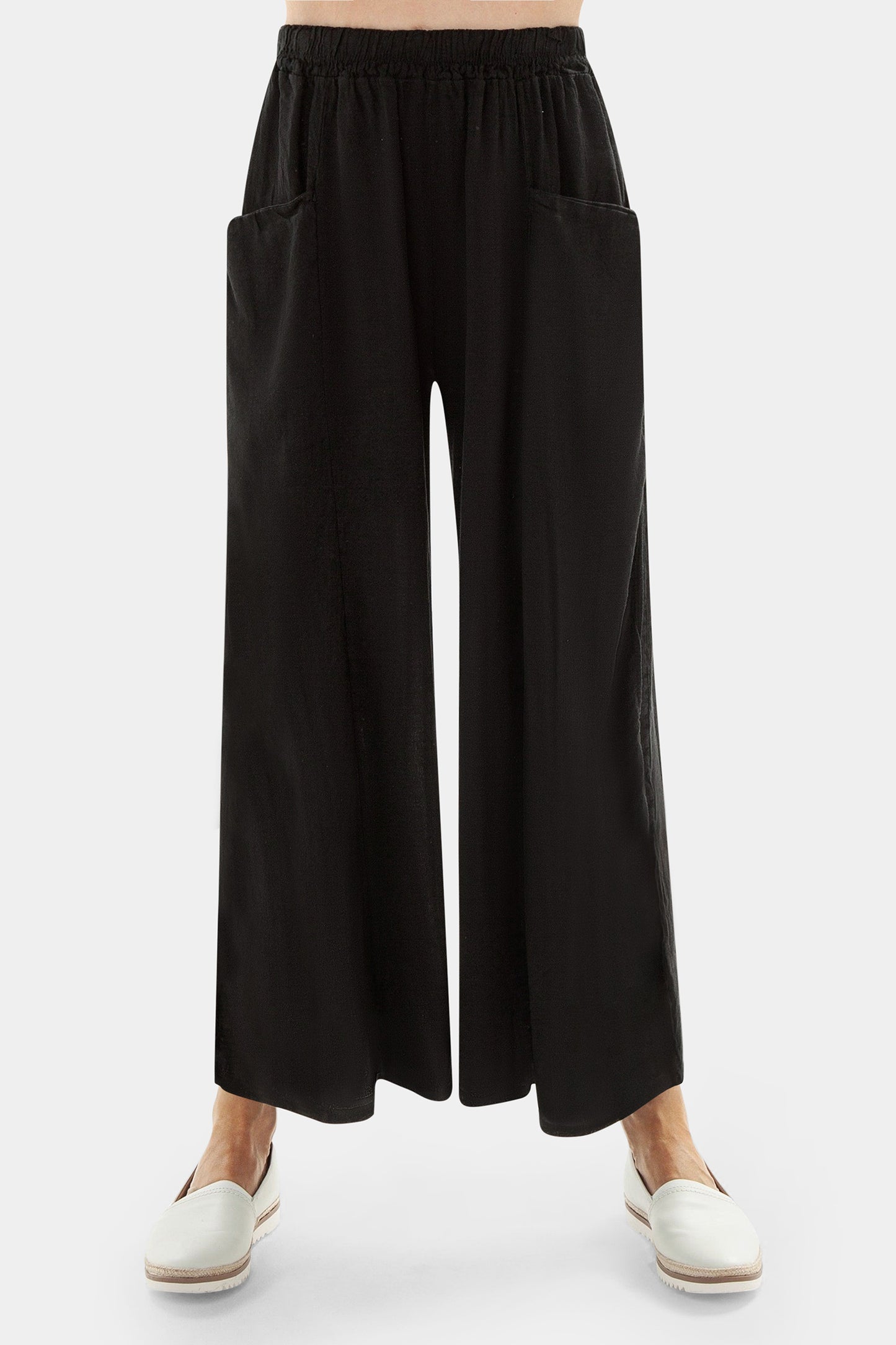 Gene Split Linen Trousers