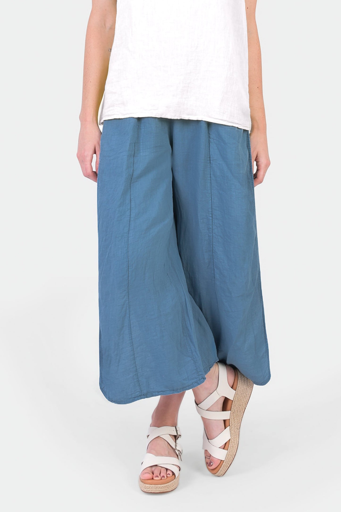 Gene Split Linen Trousers