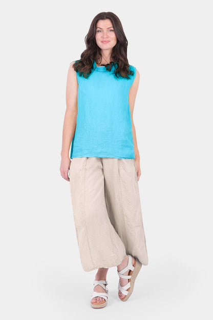 Gene Split Linen Trousers