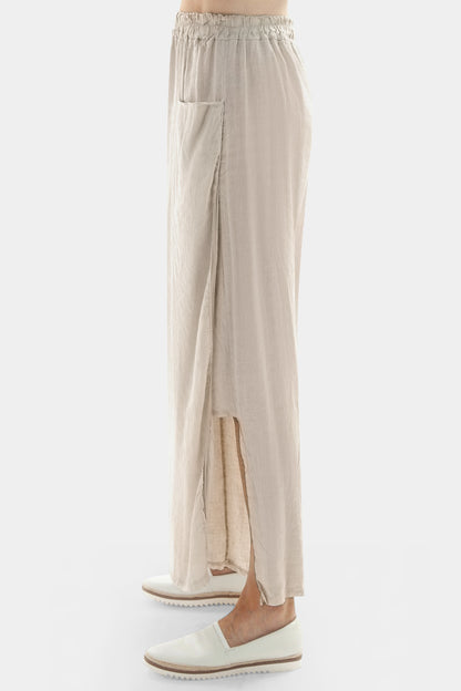Gene Split Linen Trousers