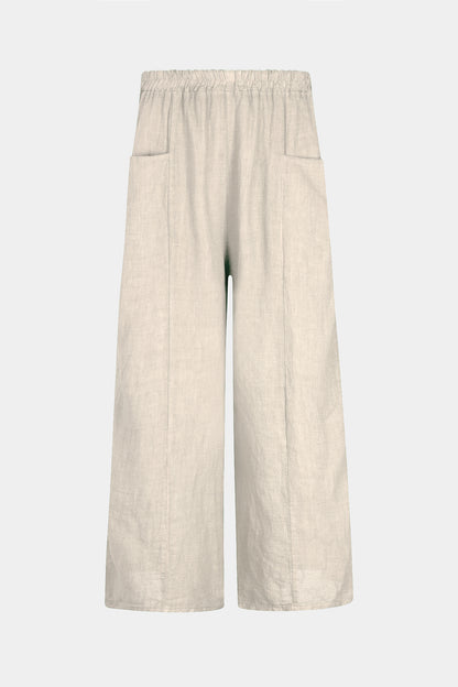 Gene Split Linen Trousers