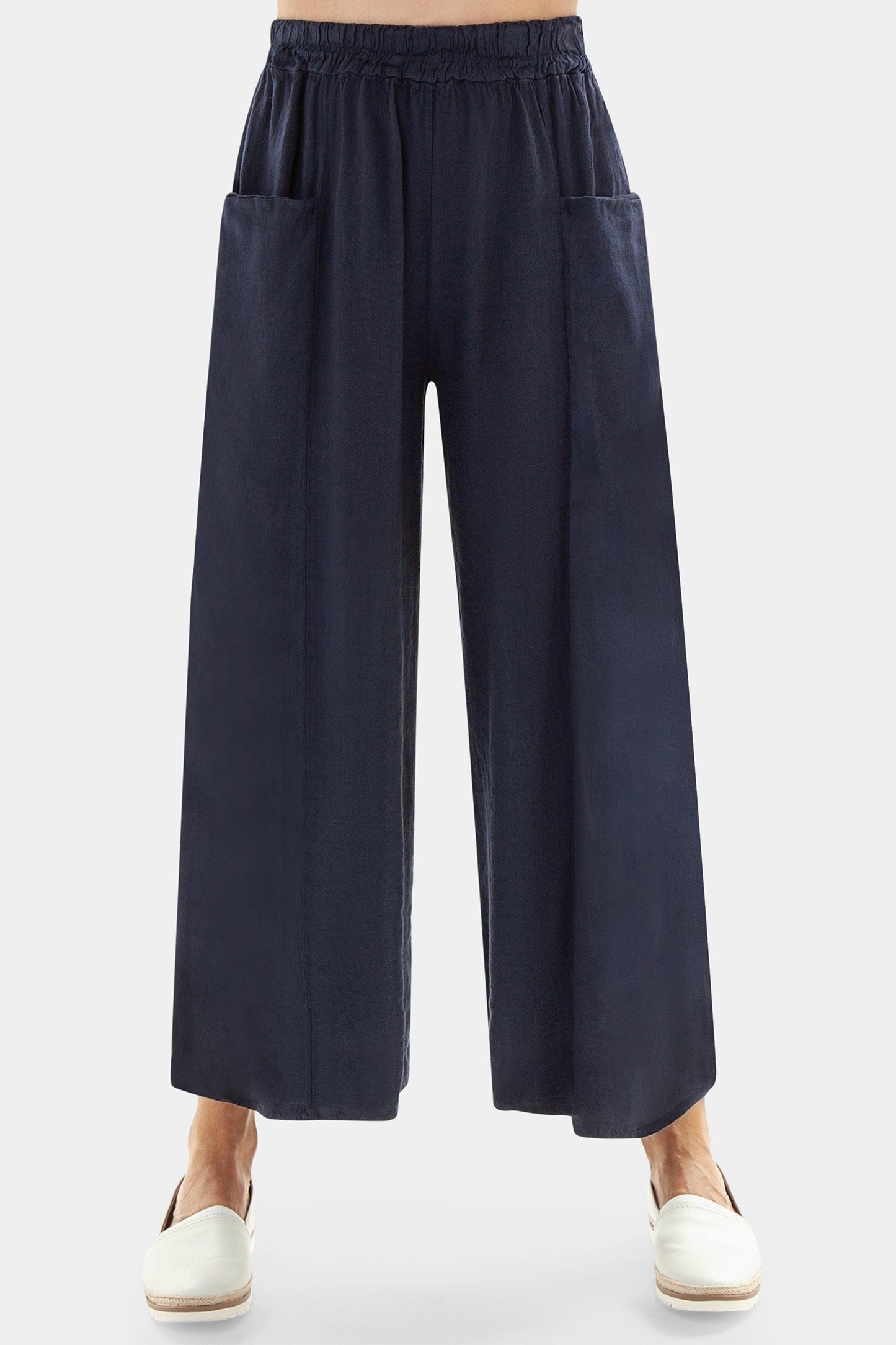 Gene Split Linen Trousers