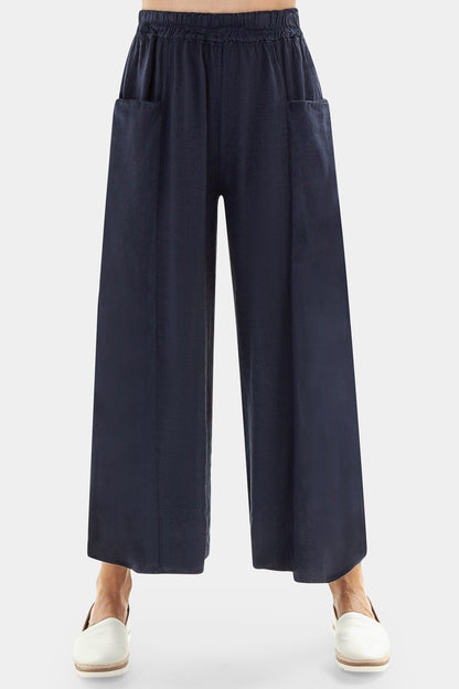 Gene Split Linen Trousers