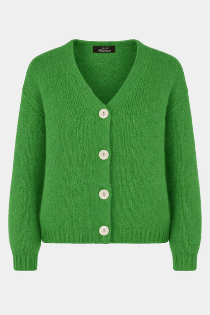 V-Neck Mohair Cardigan