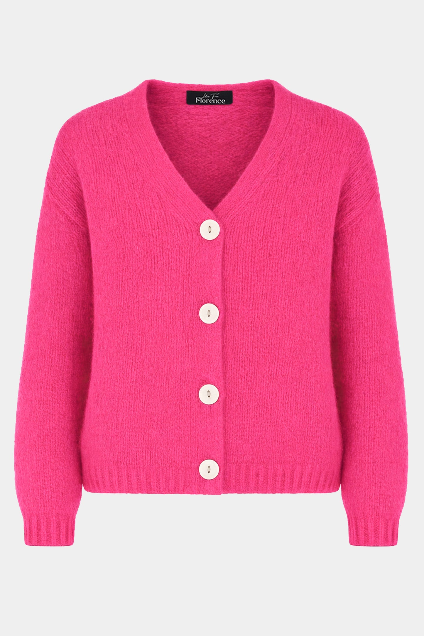 V-Neck Mohair Cardigan