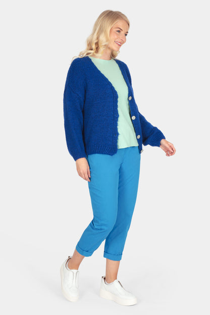 V-Neck Mohair Cardigan