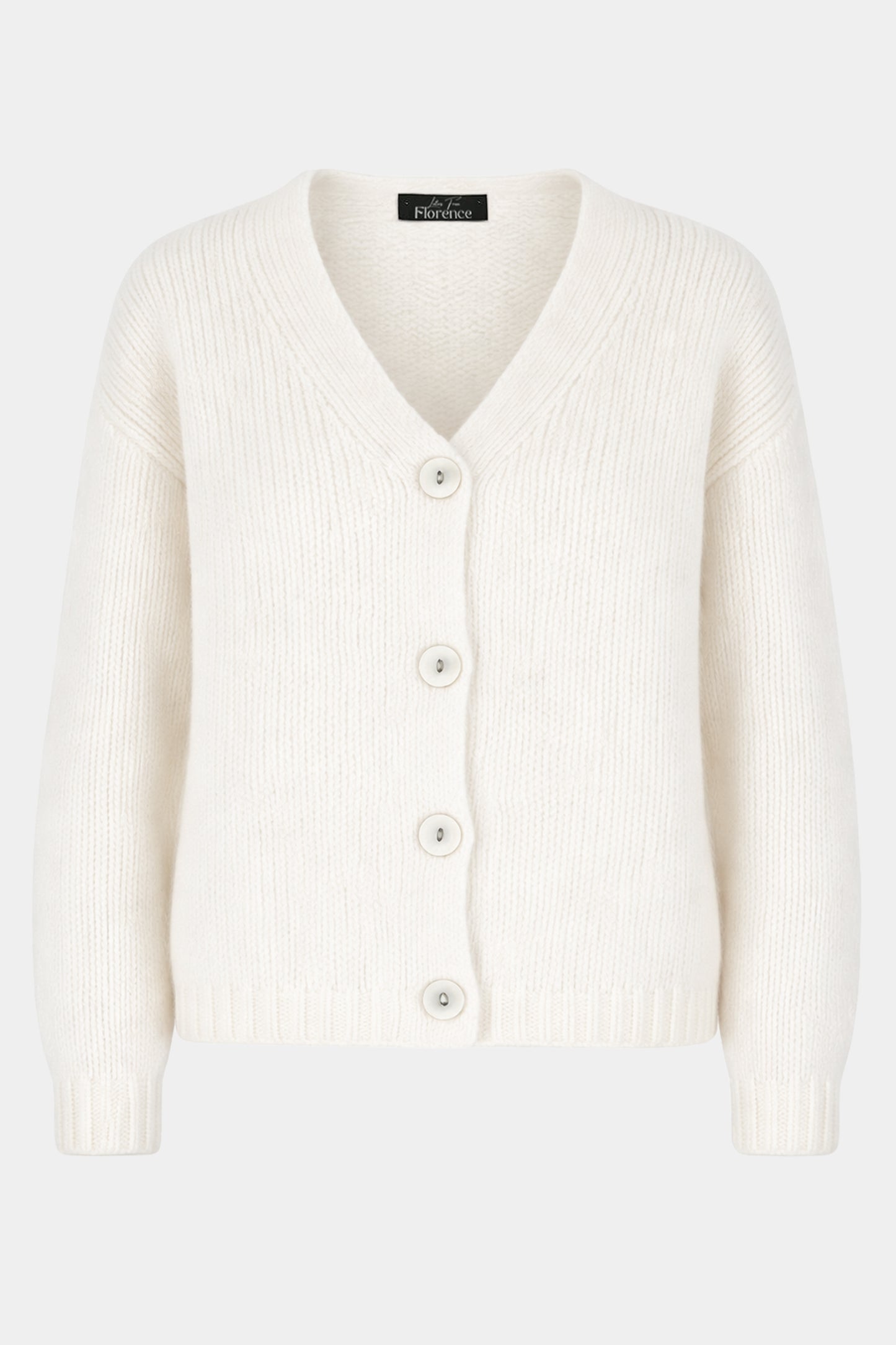 V-Neck Mohair Cardigan