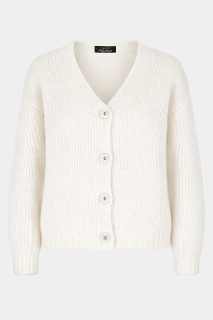 V-Neck Mohair Cardigan