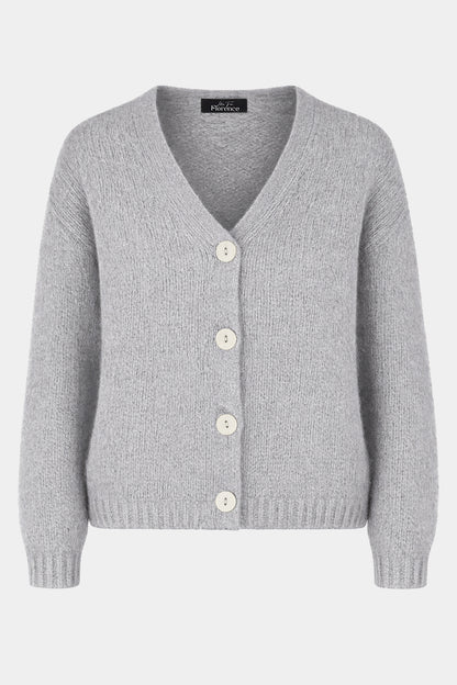V-Neck Mohair Cardigan