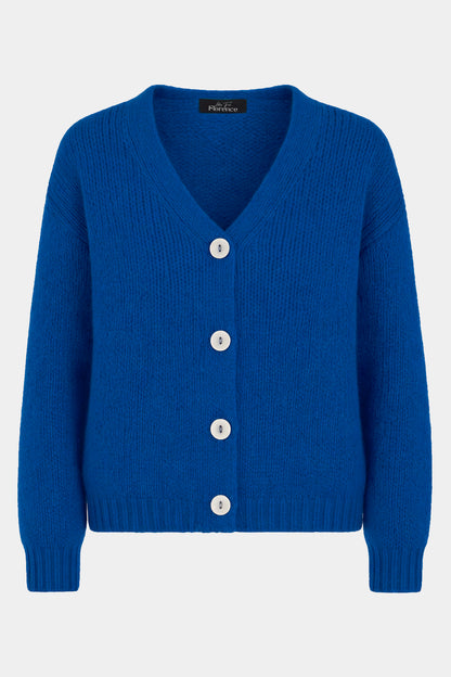 V-Neck Mohair Cardigan