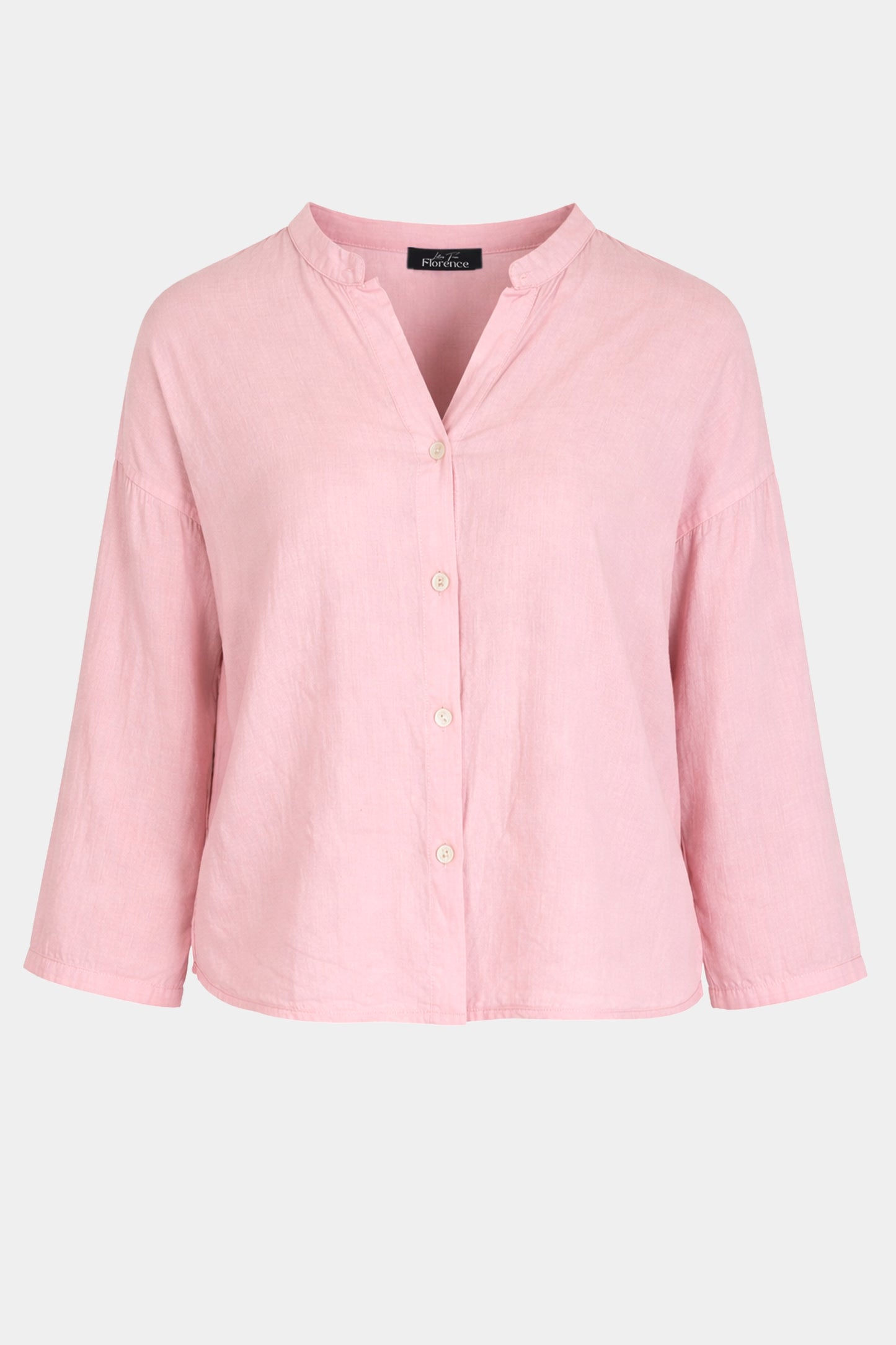 Fine Cotton Tie Front Blouse