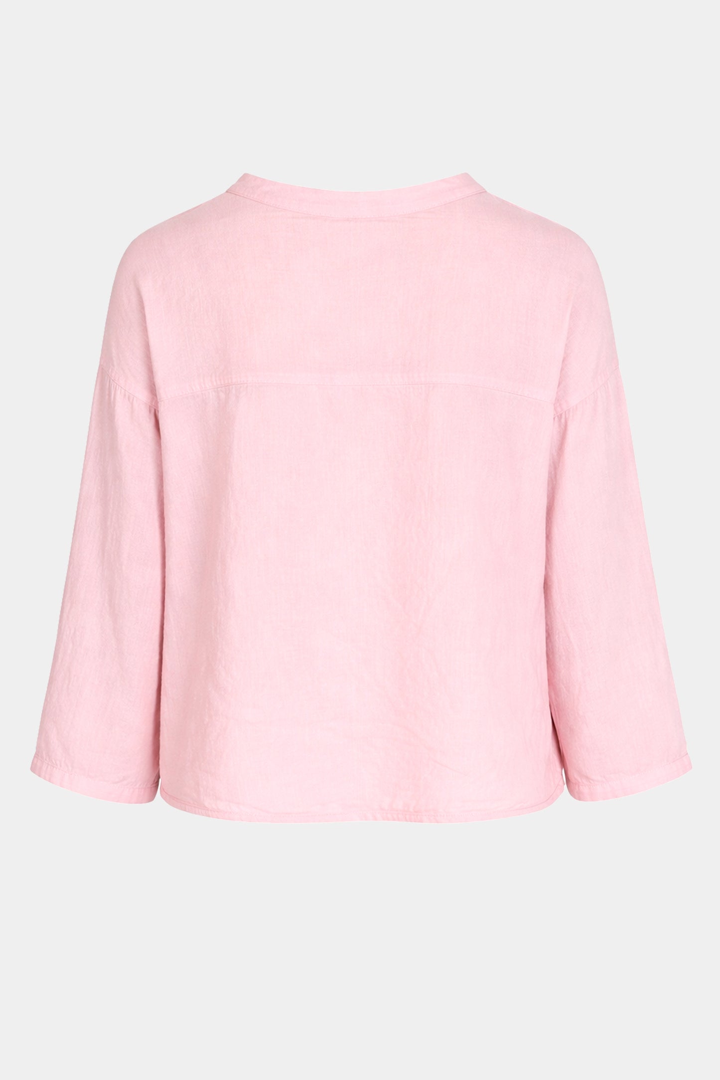 Fine Cotton Tie Front Blouse