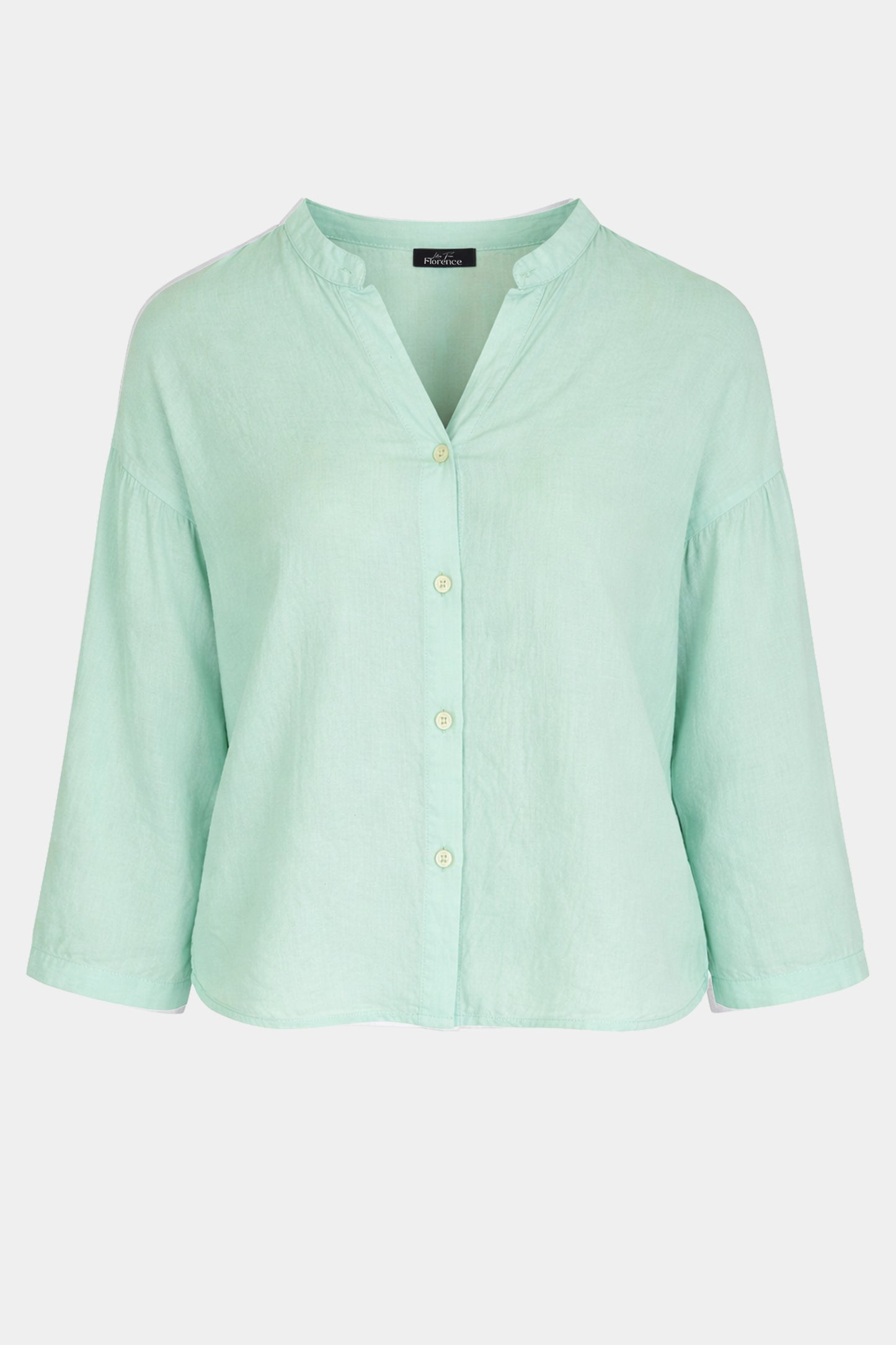 Fine Cotton Tie Front Blouse