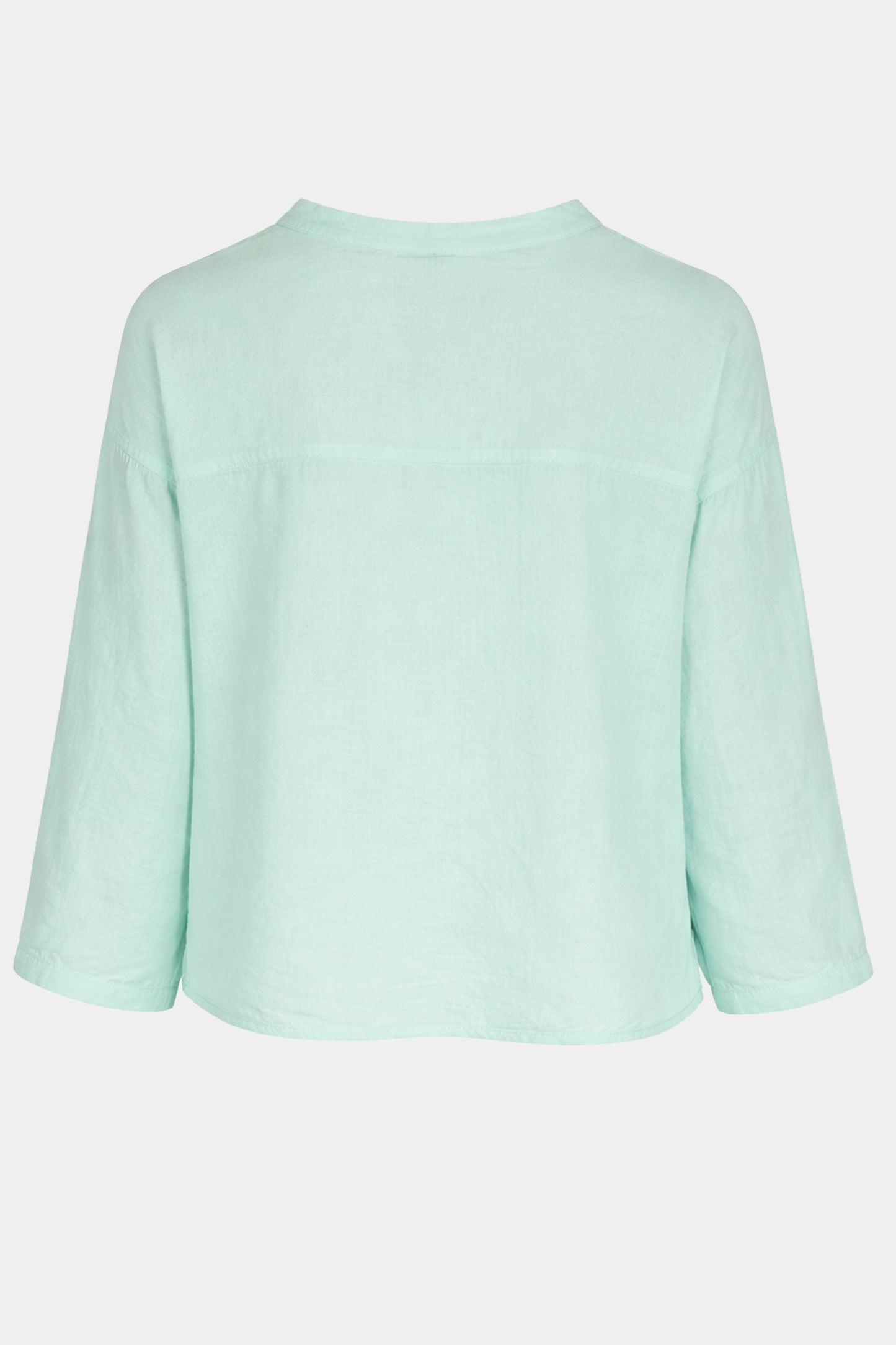 Fine Cotton Tie Front Blouse