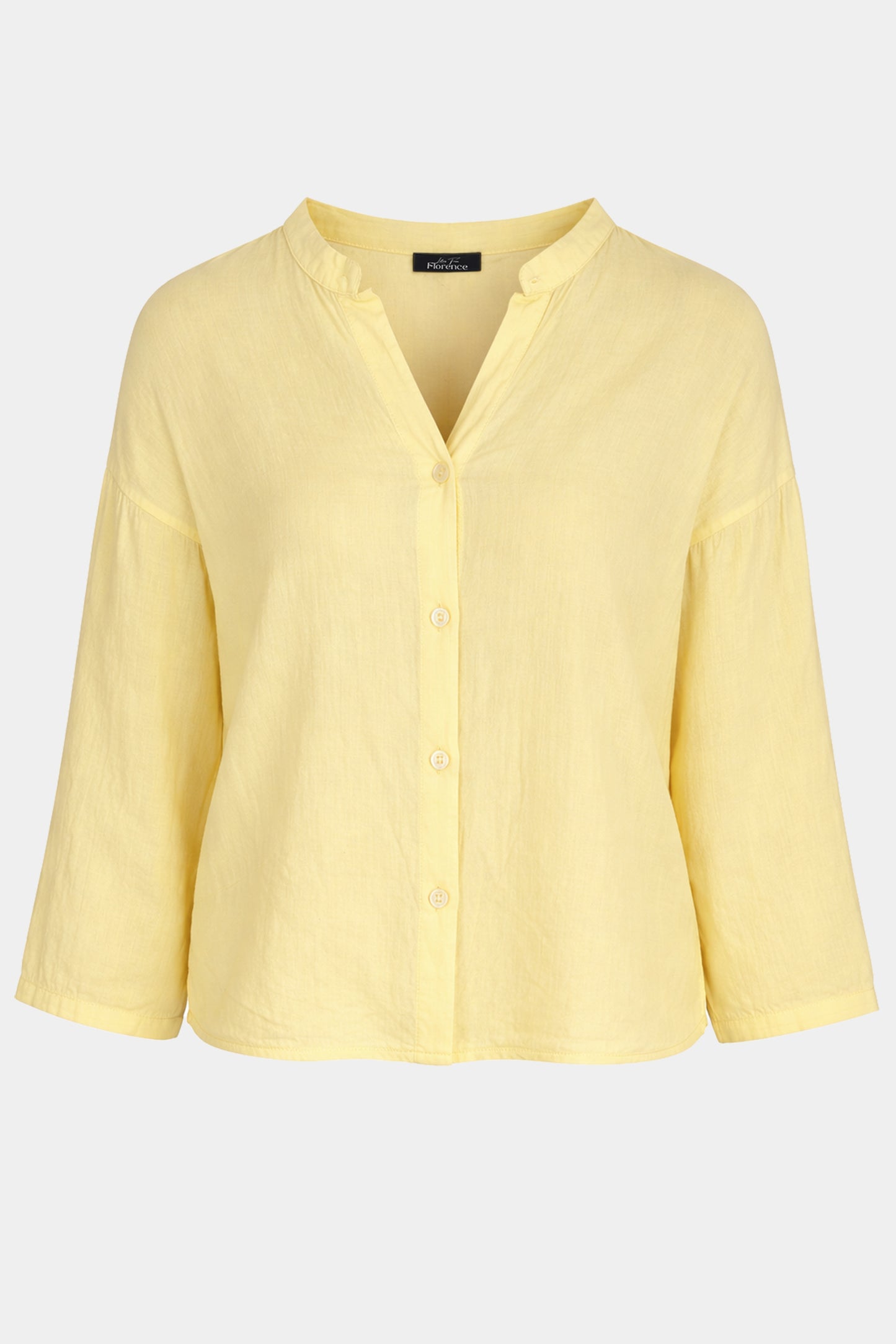 Fine Cotton Tie Front Blouse