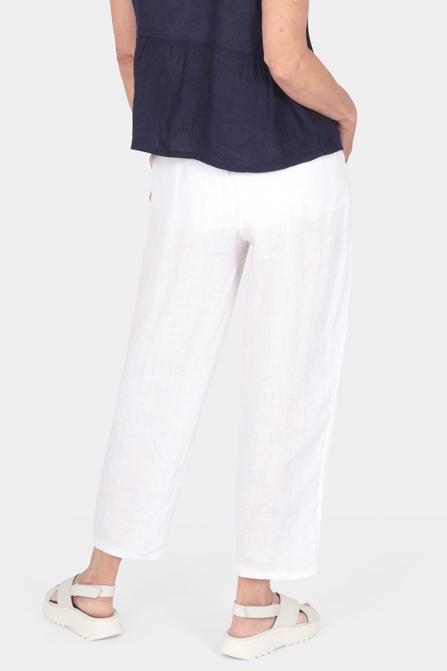 Soft Taper Linen Trousers