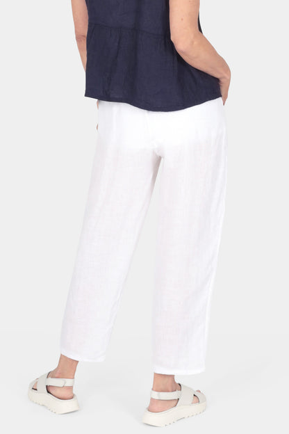 Soft Taper Linen Trousers