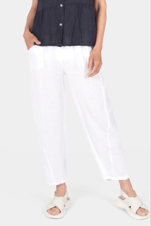 Soft Taper Linen Trousers