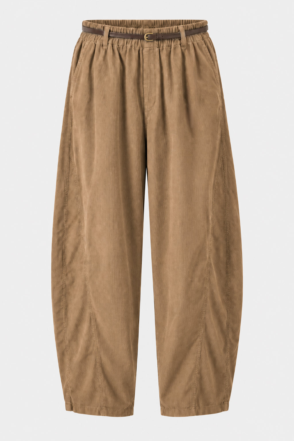 Half Barrel Cotton Cord Trousers