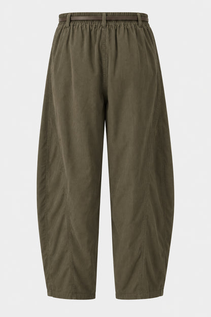 Half Barrel Cotton Cord Trousers