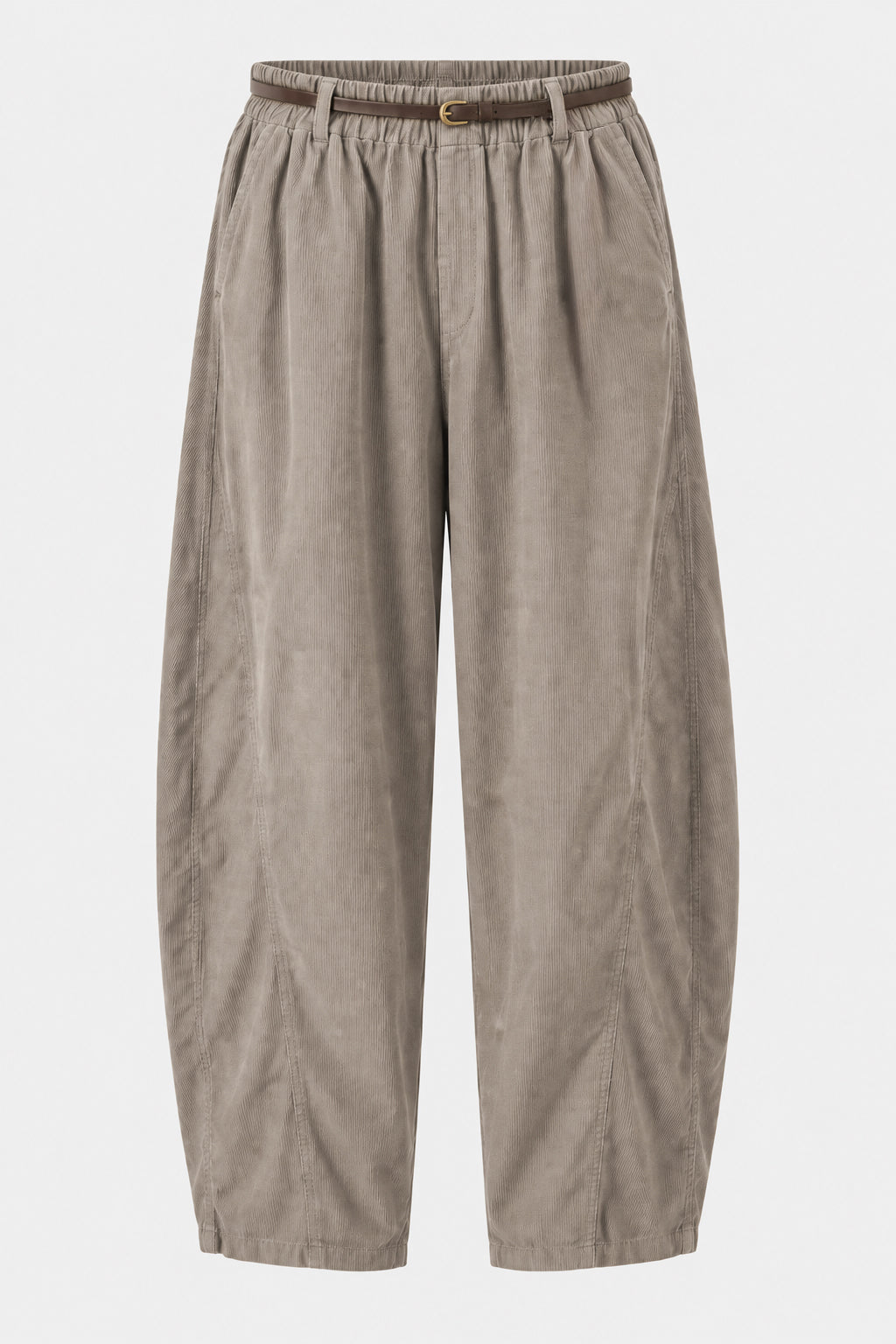Half Barrel Cotton Cord Trousers