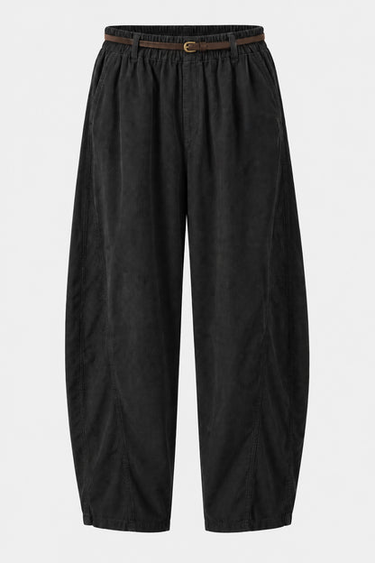 Half Barrel Cotton Cord Trousers