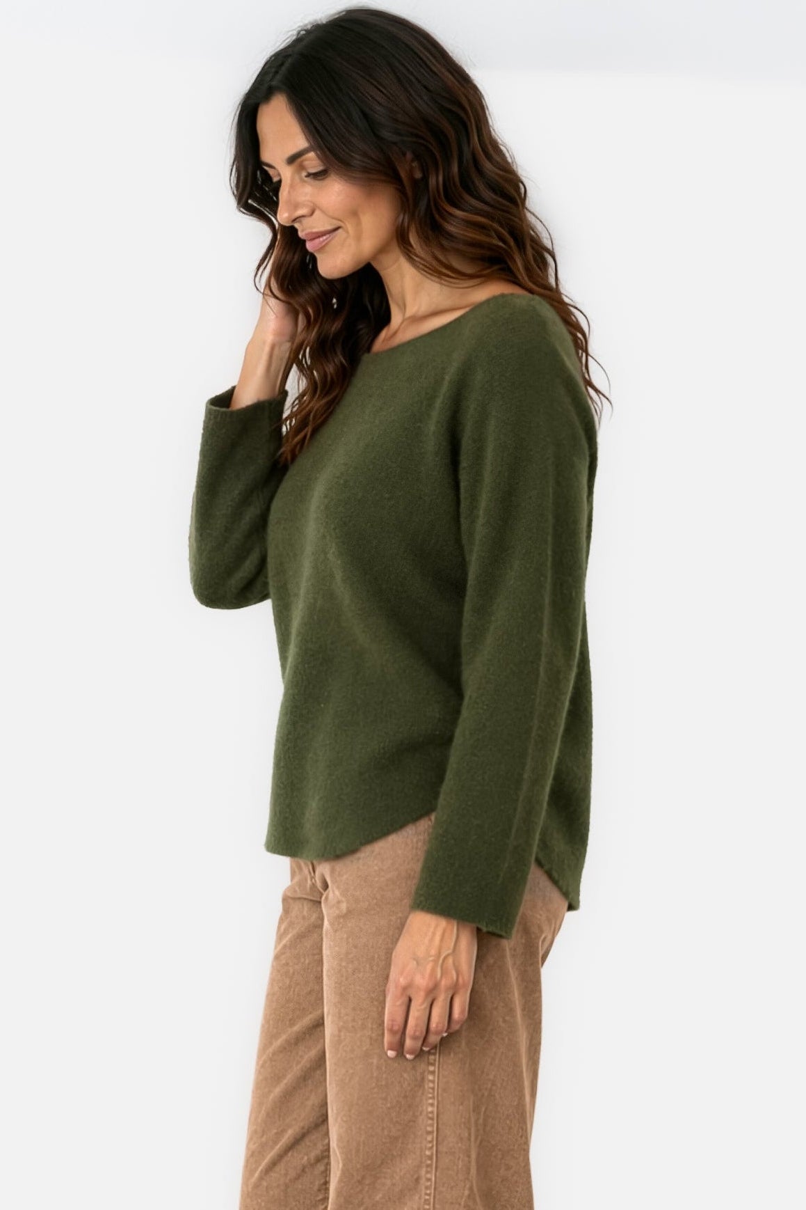 Cloud Two Slash Neck Jumper