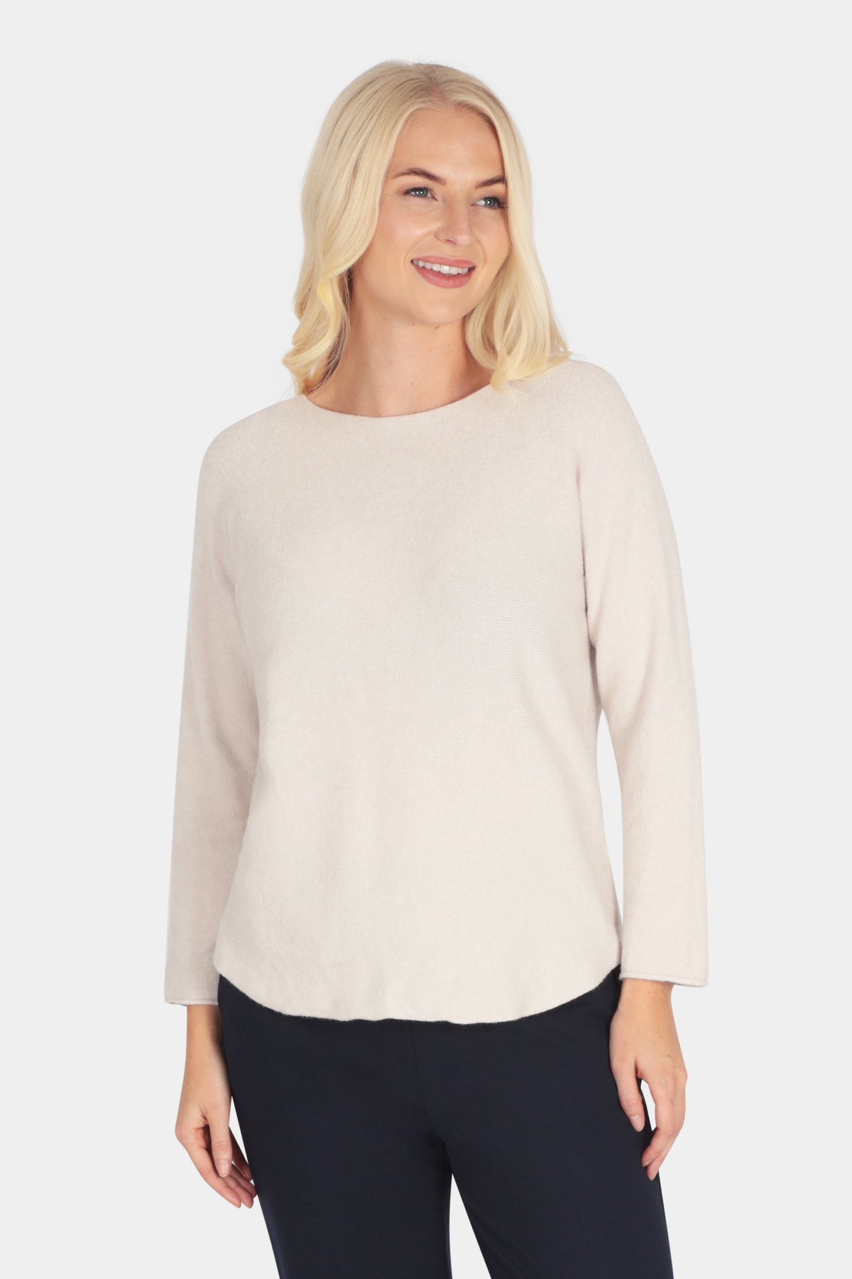 Cloud Two Slash Neck Jumper
