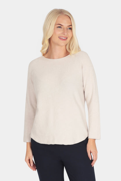 Cloud Two Slash Neck Jumper