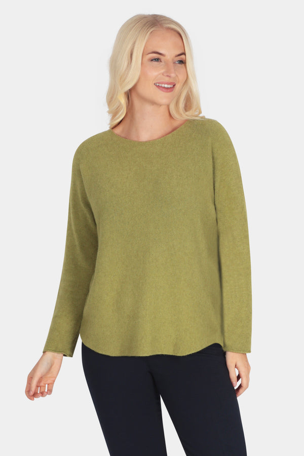 Cloud Two Slash Neck Jumper