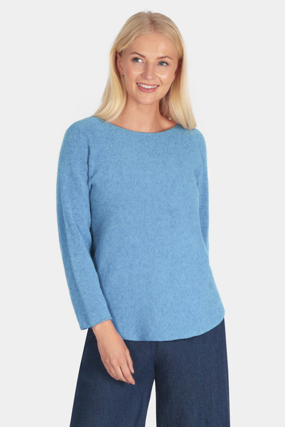 Cloud Two Slash Neck Jumper