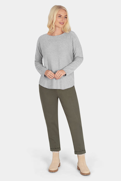Cloud Two Slash Neck Jumper