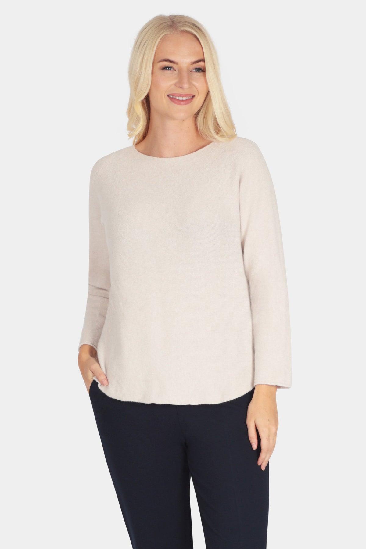 Cloud Two Slash Neck Jumper