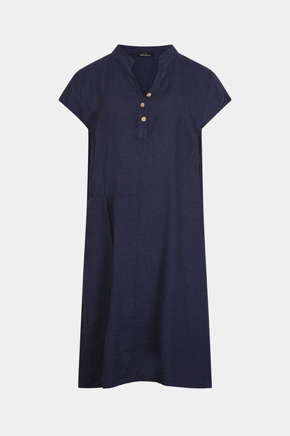 Henley Linen Dress