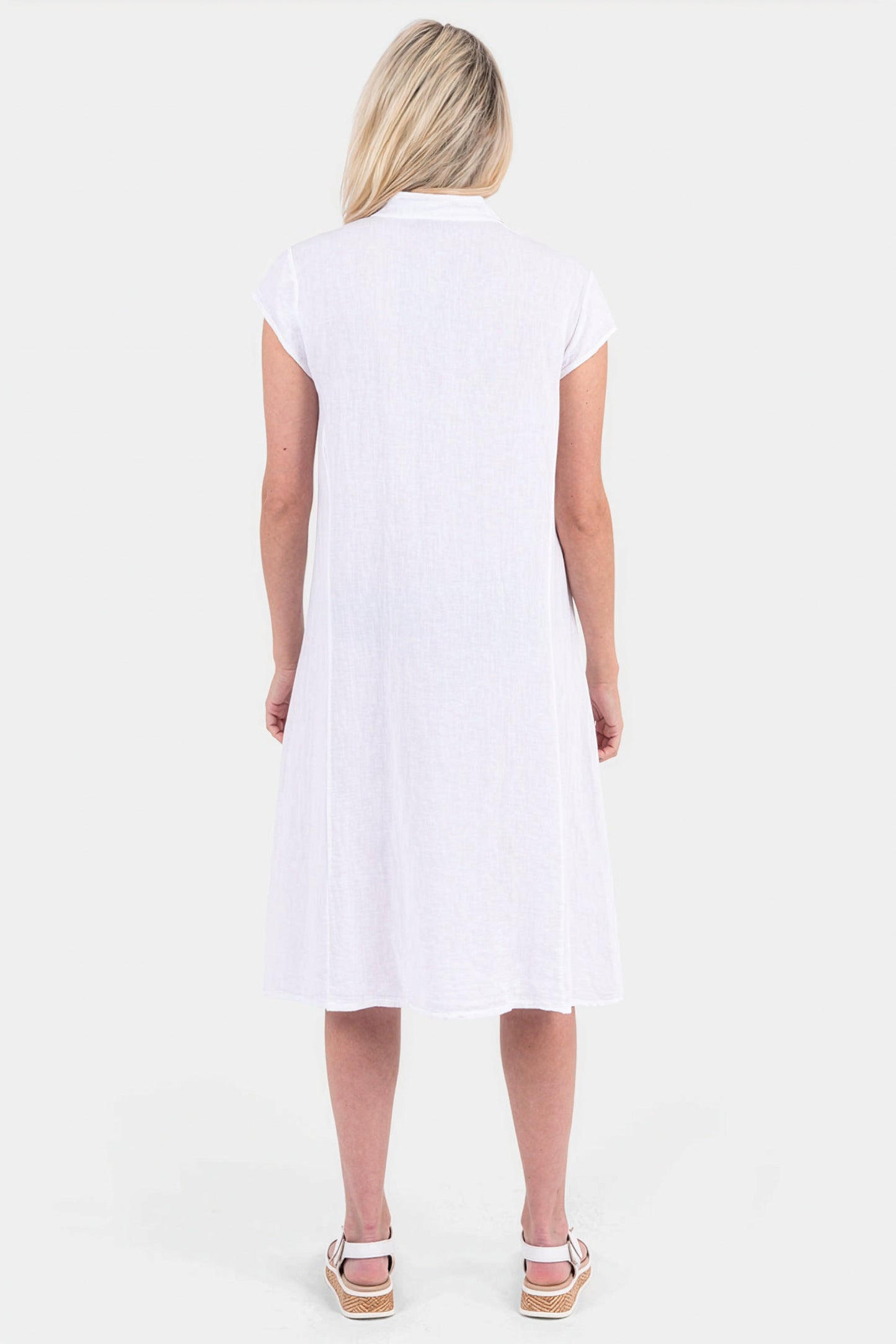 Henley Linen Dress