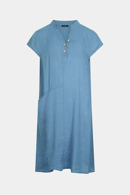 Henley Linen Dress