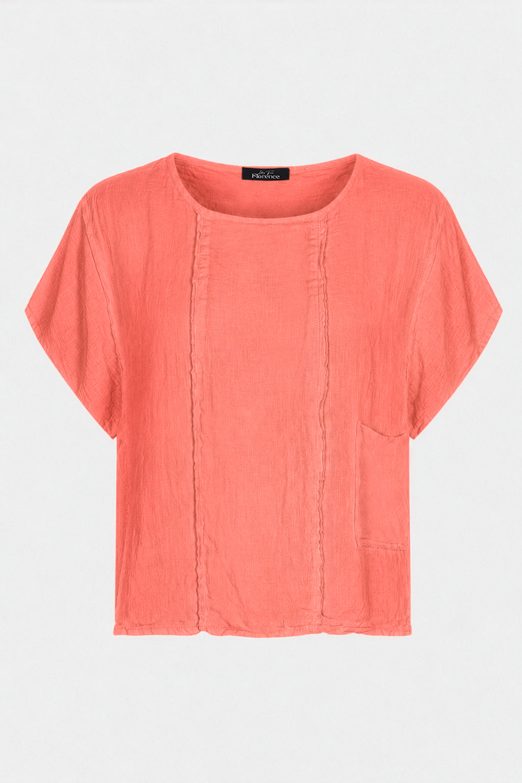 Artisan Seam Linen Top