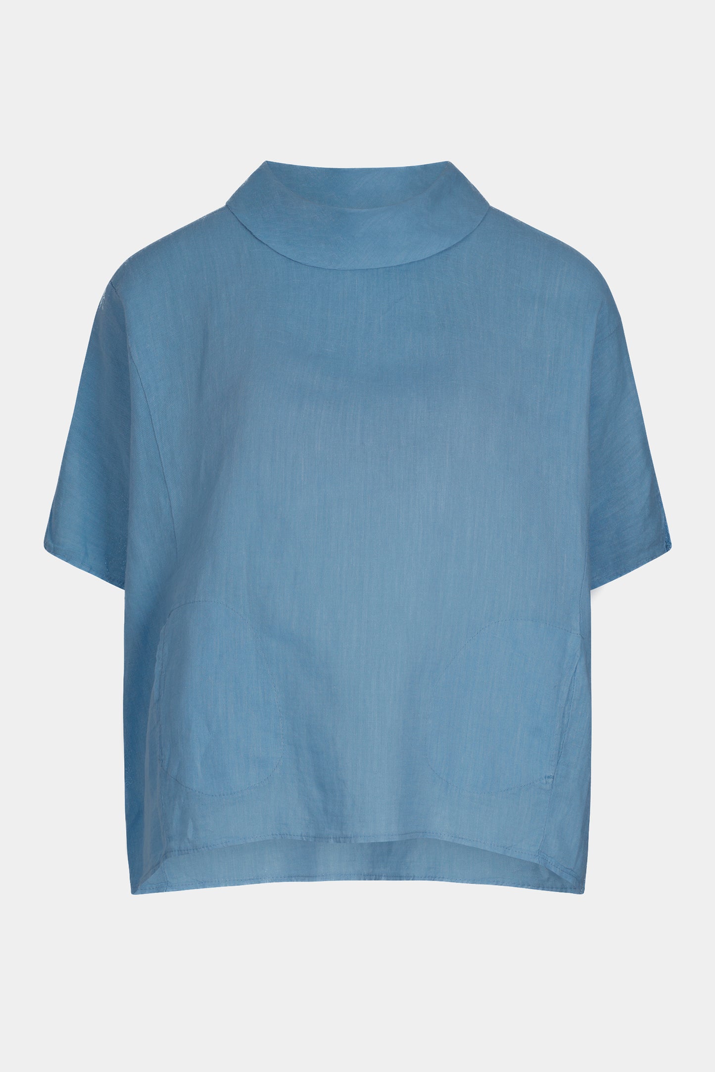 Marina Cowl Neck Linen Top