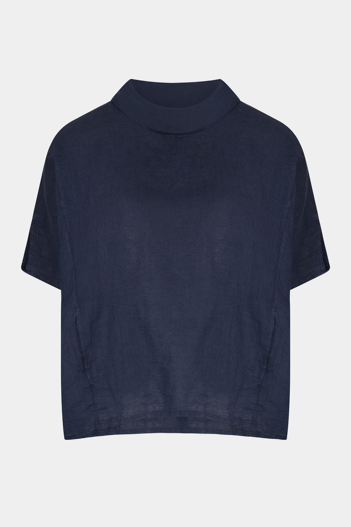 Marina Cowl Neck Linen Top