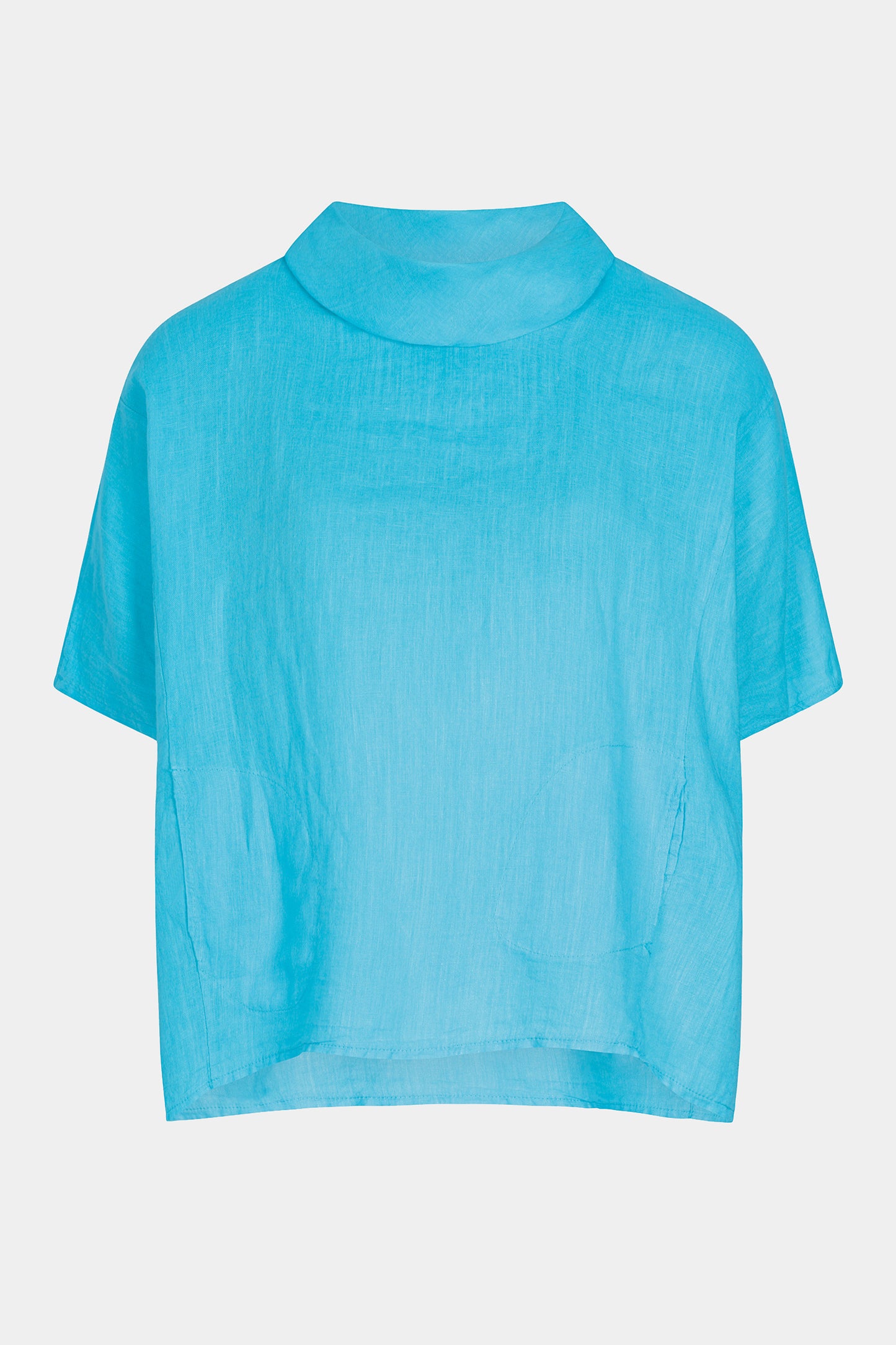 Marina Cowl Neck Linen Top
