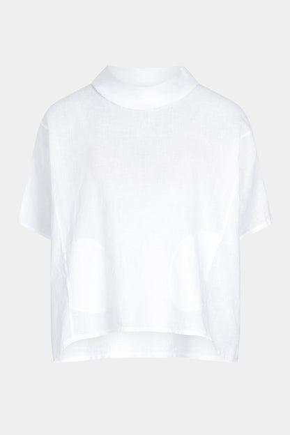 Marina Cowl Neck Linen Top