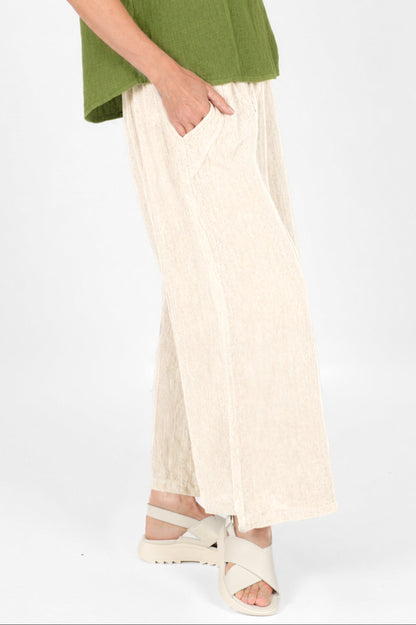 Palazzo Linen Trousers