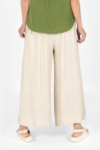 Palazzo Linen Trousers