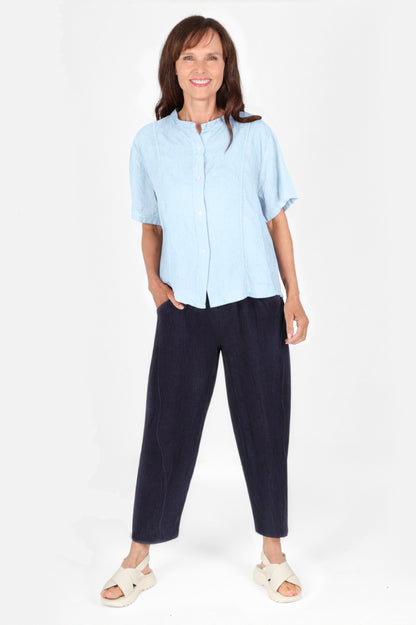 Soft Taper Linen Trousers