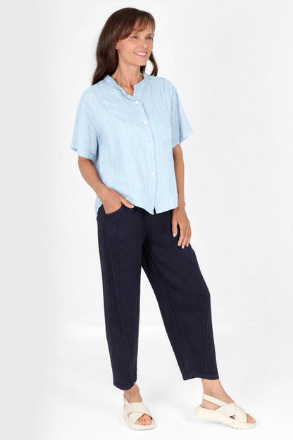Soft Taper Linen Trousers